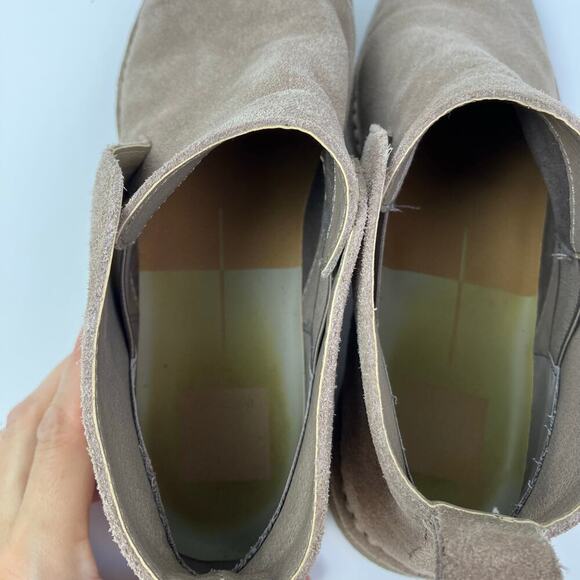 Dolce Vita Sz 9 Findley Ankle Booties Pull-on Suede Chukka Boots Style Comfort - Picture 14 of 16